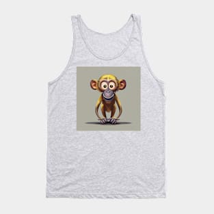 Funny Little Squirrel Monkey Tank Top